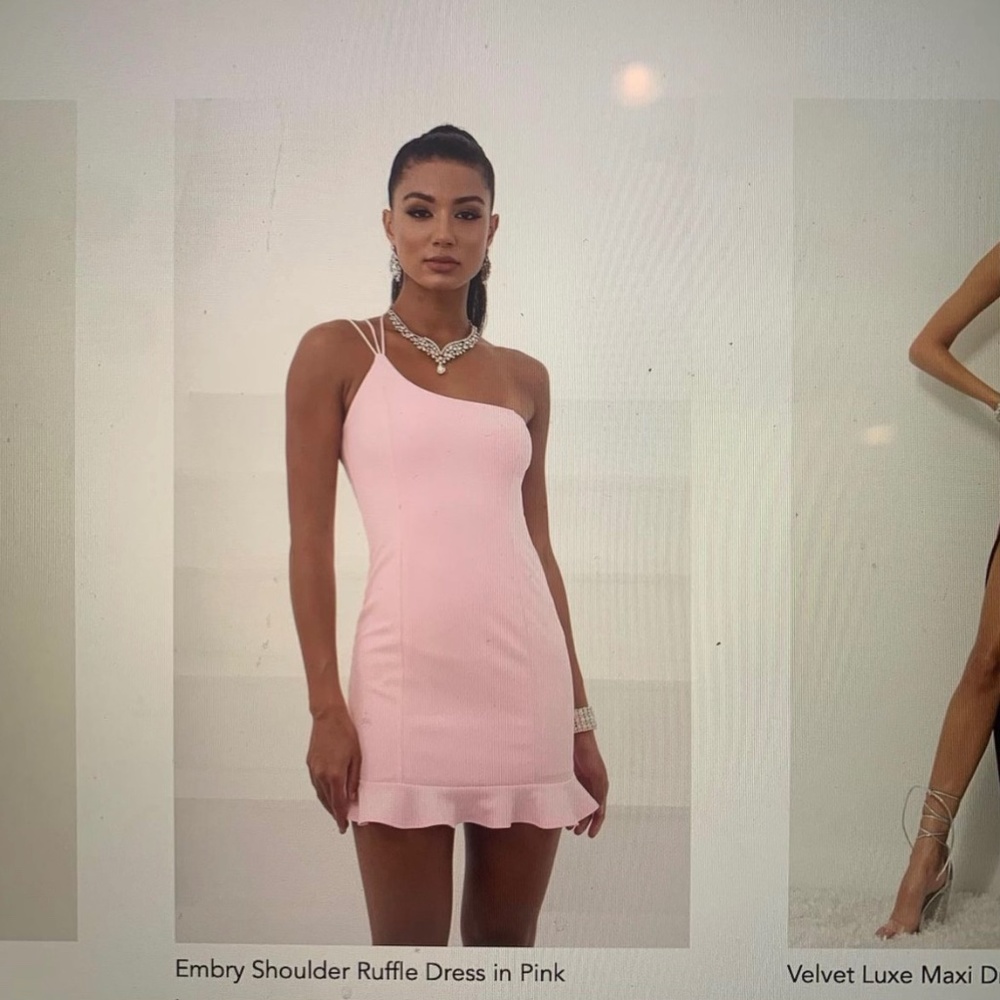 Lucy in the Sky Embry Ruffle Dress XS